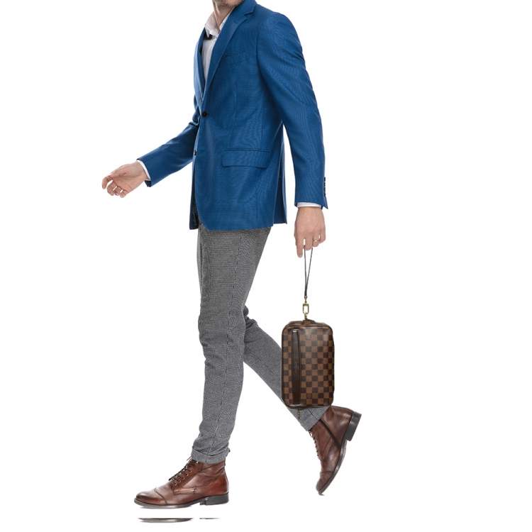 مملوكة مسبقًا Louis Vuitton Damier Ebene Canvas Saint Paul Pochette