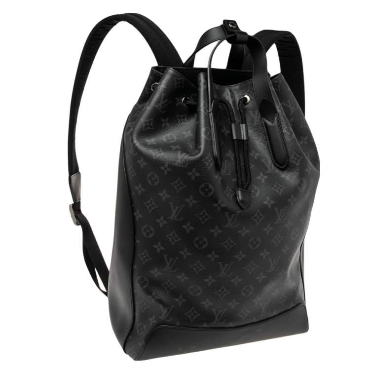 Pre Owned Louis Vuitton Monogram Eclipse Canvas Explorer Backpack