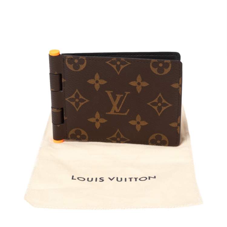 Pre Owned Louis Vuitton Monogram Canvas Hinge Multiple Wallet