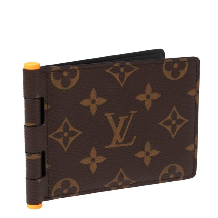 Pre Owned Louis Vuitton Monogram Canvas Hinge Multiple Wallet