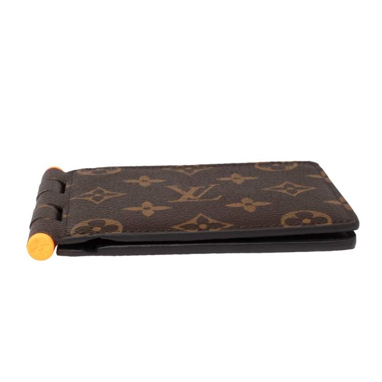 Pre Owned Louis Vuitton Monogram Canvas Hinge Multiple Wallet