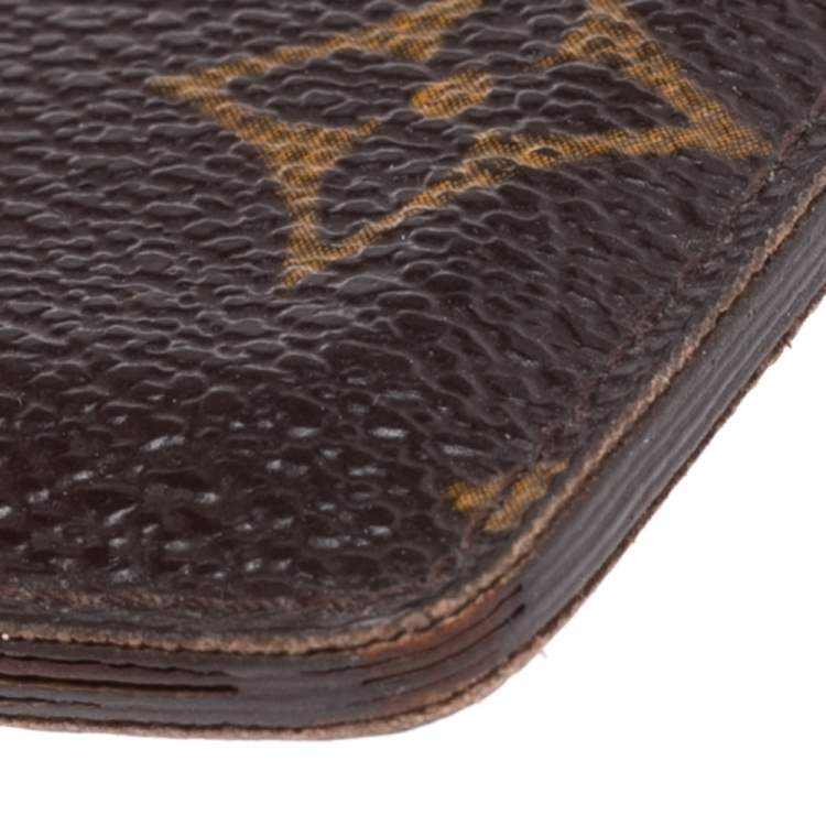 Pre Owned Louis Vuitton Monogram Canvas Card Holder