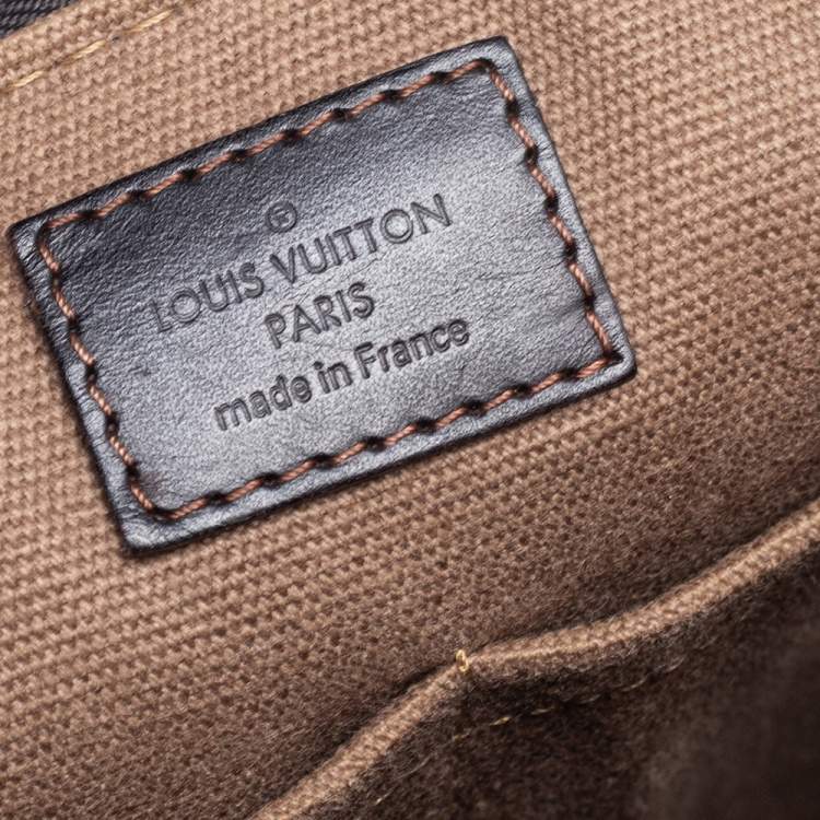 Pre Owned Louis Vuitton Coffee Brown Utah Leather Shawnee Messenger Bag