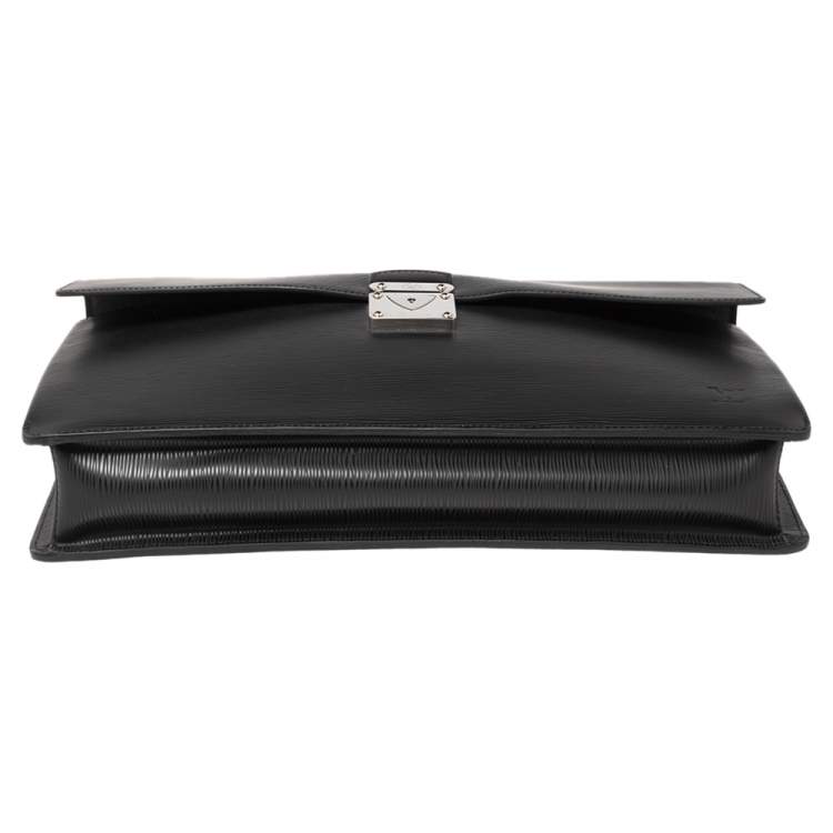 Pre Owned Louis Vuitton Black Epi Leather Robusto 1 Compartment Briefcase