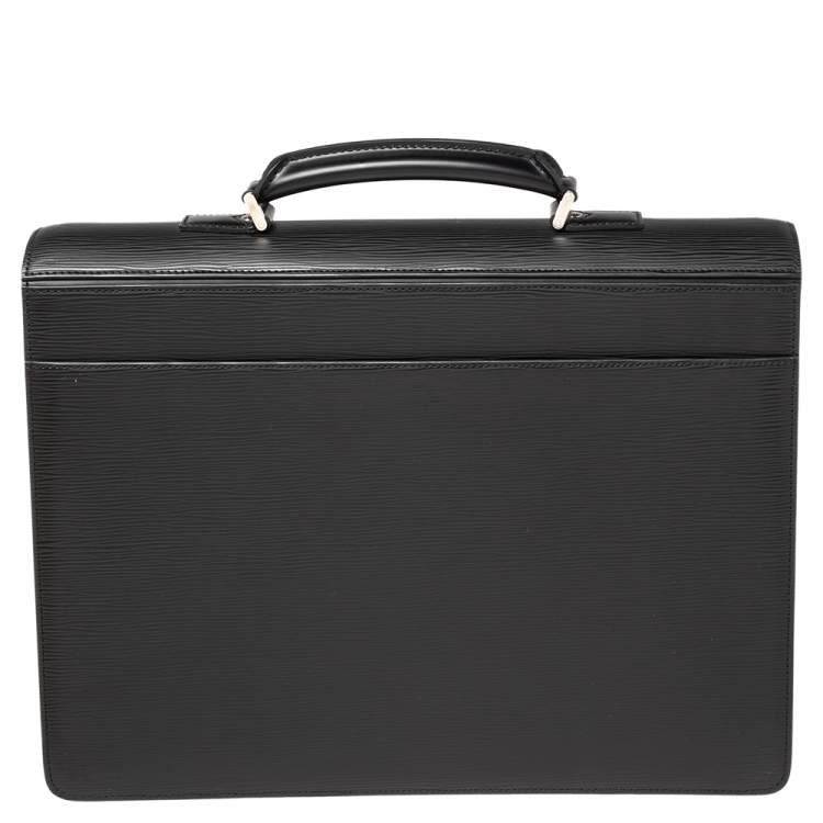 Pre Owned Louis Vuitton Black Epi Leather Robusto 1 Compartment Briefcase
