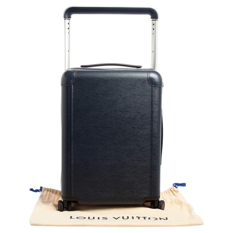 Pre Owned Louis Vuitton Blue Marine Epi Leather Horizon 50 Suitcase