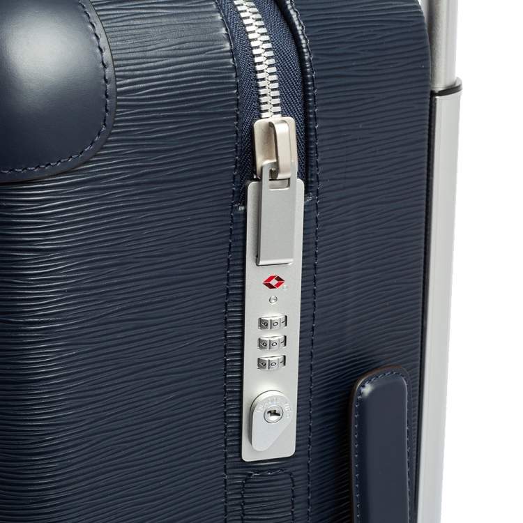 Pre Owned Louis Vuitton Blue Marine Epi Leather Horizon 50 Suitcase