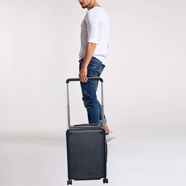 Pre Owned Louis Vuitton Blue Marine Epi Leather Horizon 50 Suitcase