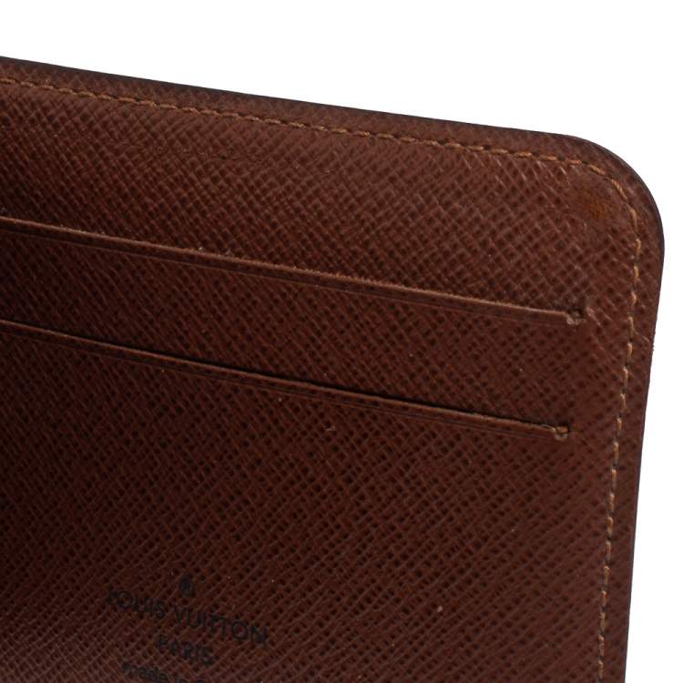 Pre Owned Louis Vuitton Monogram Canvas Pince Wallet