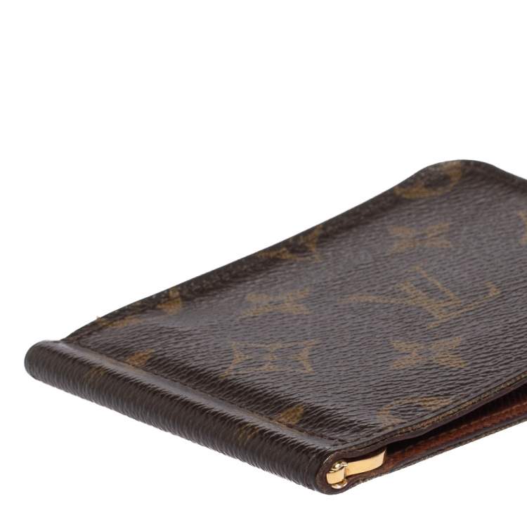 Pre Owned Louis Vuitton Monogram Canvas Pince Wallet