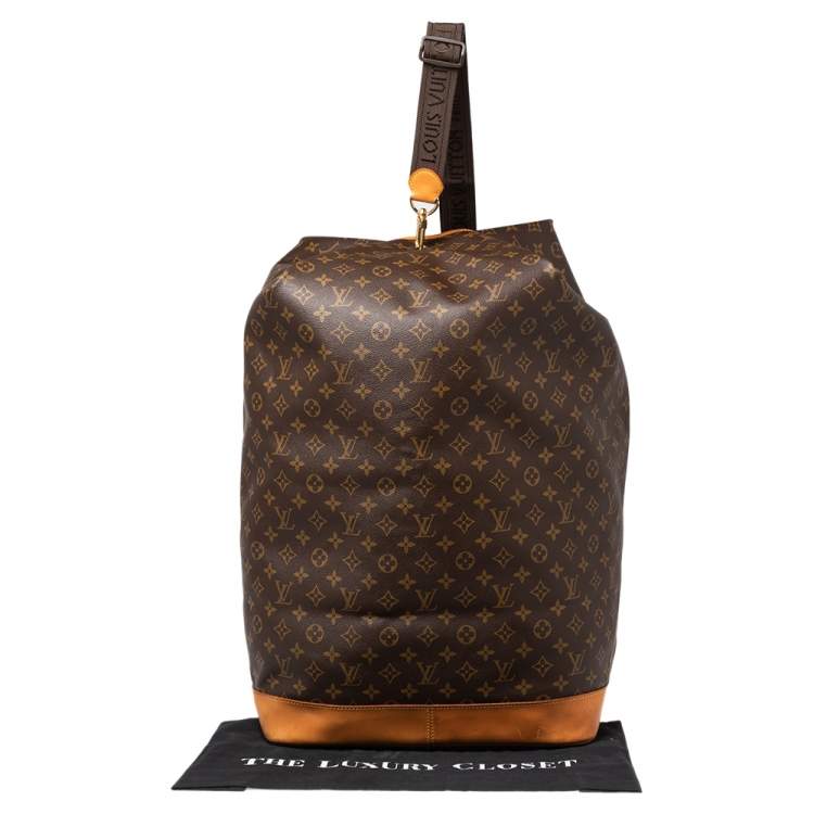 Pre Owned Louis Vuitton Monogram Canvas Sac Marin GM Bag