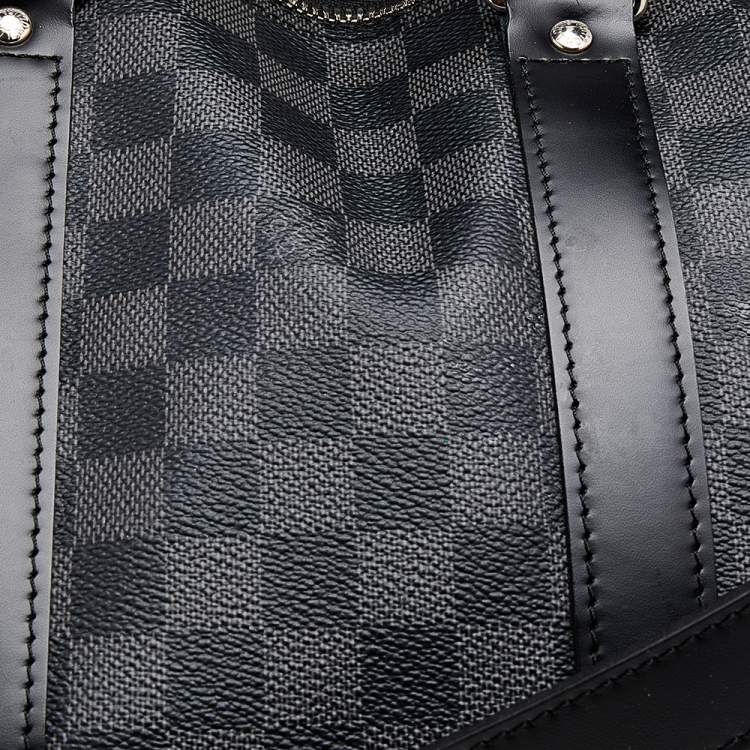 Pre Owned Louis Vuitton Damier Graphite Canvas Keepall Bandouliere 45