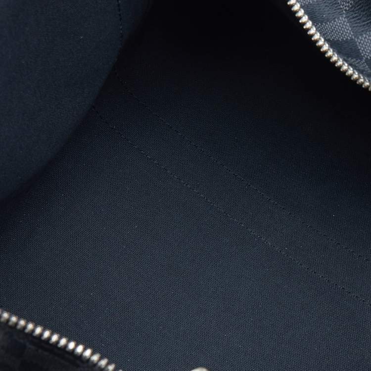 Pre Owned Louis Vuitton Damier Graphite Canvas Keepall Bandouliere 45