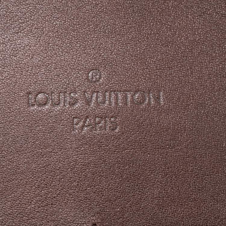Pre Owned Louis Vuitton Brown Damier Infini Calypso Messenger GM Bag 