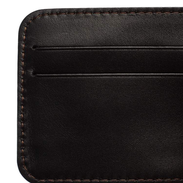 Pre Owned Louis Vuitton Coffee Utah Leather Pince Wallet