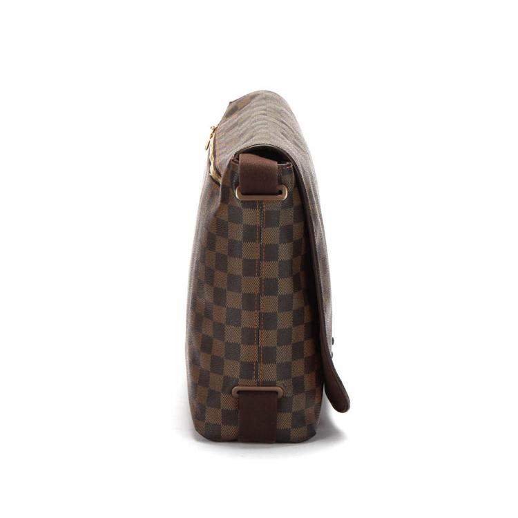 Pre Owned Louis Vuitton Brown Damier Ebene Canvas District MM Messenger Bag