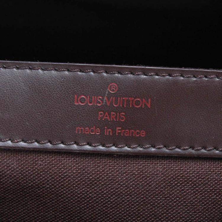 Pre Owned Louis Vuitton Damier Ebene Canvas Naviglio Bag