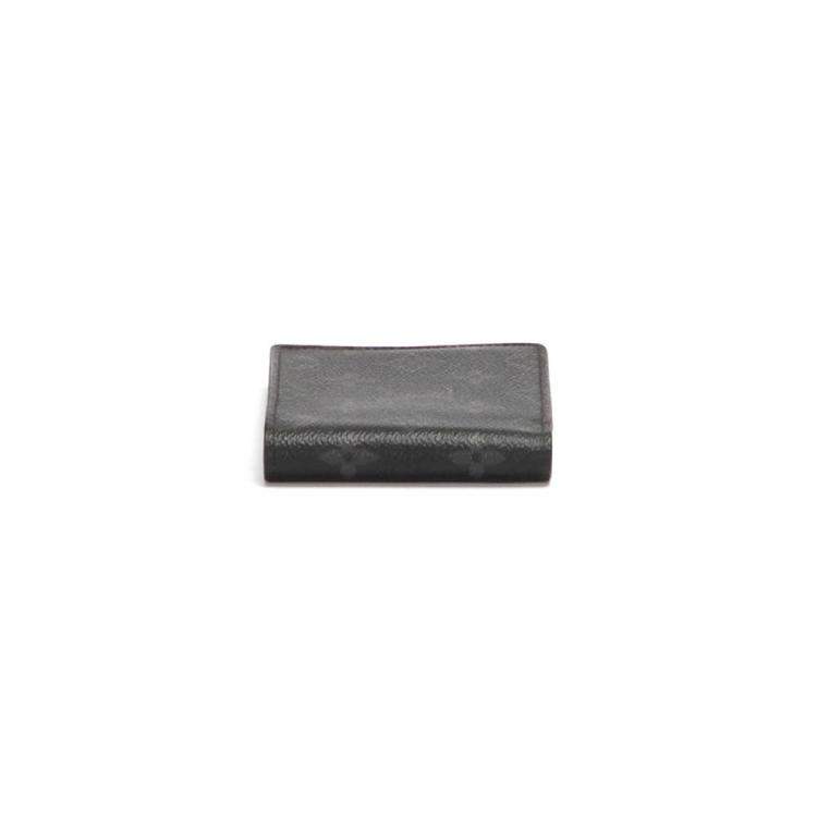 Pre Owned Louis Vuitton black Monogram canvas Eclipse Bifold Wallet