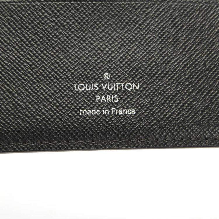 Pre Owned Louis Vuitton black Monogram canvas Eclipse Bifold Wallet
