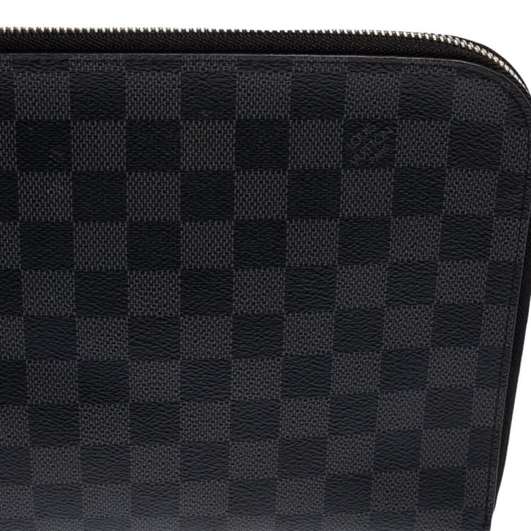 Pre Owned Louis Vuitton Damier Graphite Canvas Pochette Jour PM