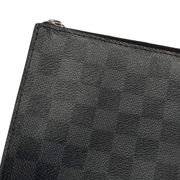 Pre Owned Louis Vuitton Damier Graphite Canvas Pochette Jour PM