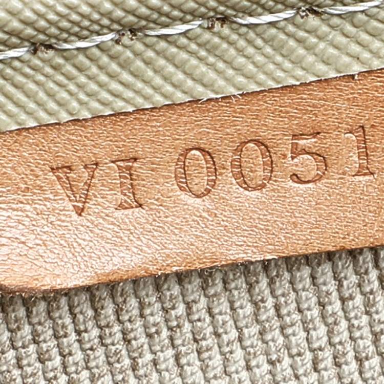 Pre Owned Louis Vuitton Monogram Canvas And Leather Alize 1 Poches Soft Suitcase