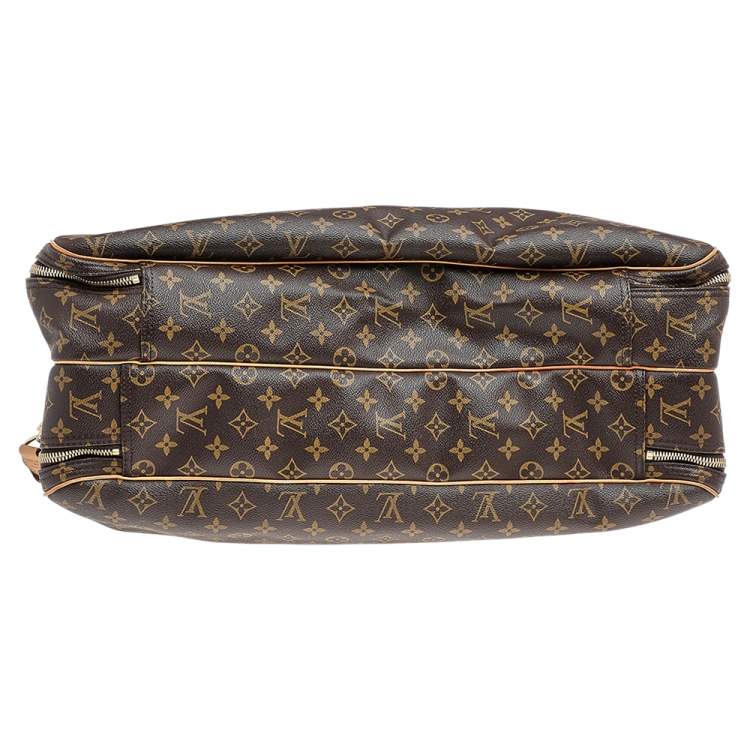 Pre Owned Louis Vuitton Monogram Canvas And Leather Alize 1 Poches Soft Suitcase