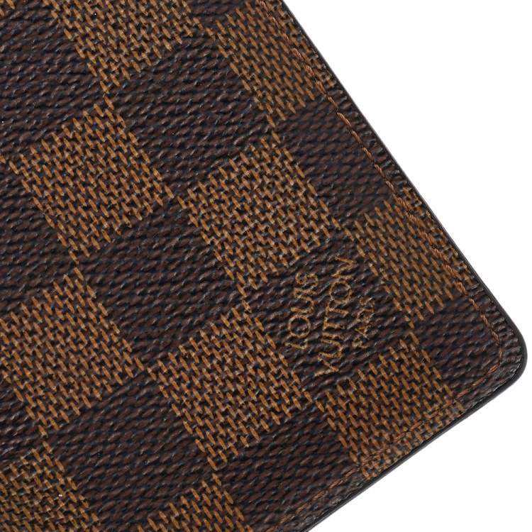 Pre Owned Louis Vuitton Damier Ebene Canvas Pocket Organizer