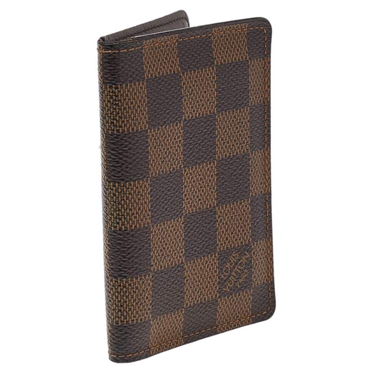 Pre Owned Louis Vuitton Damier Ebene Canvas Pocket Organizer