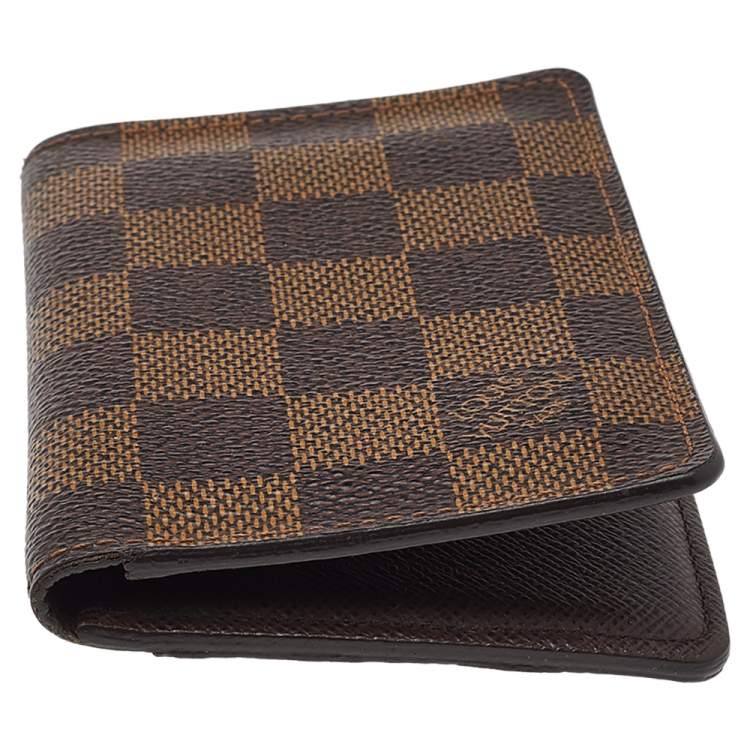 Pre Owned Louis Vuitton Damier Ebene Canvas Pocket Organizer