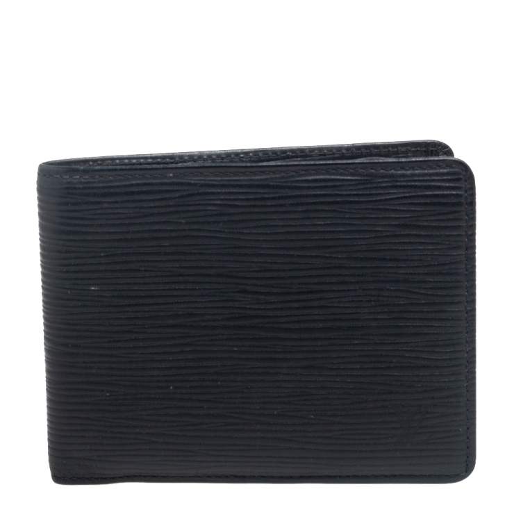 Louis Vuitton Multiple Wallet Epi Leather Black - Luxury Helsinki