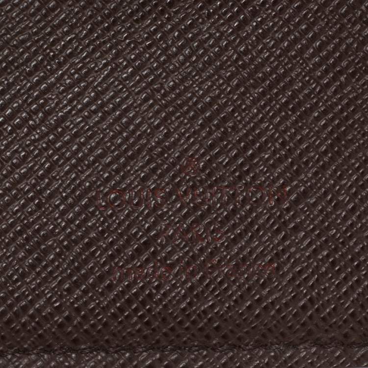 Pre Owned Louis Vuitton Damier Ebene Canvas Multiple Bifold Wallet