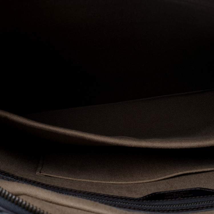 Pre Owned Louis Vuitton Brown Leather Acoma Utah Messenger Bag