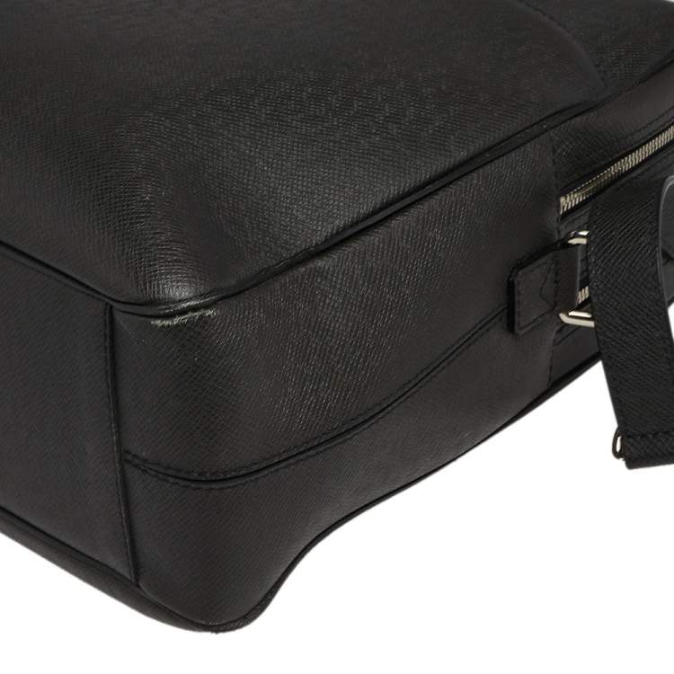 Pre Owned Louis Vuitton Ardoise Taiga Leather Porte Documents Business Briefcase Bag