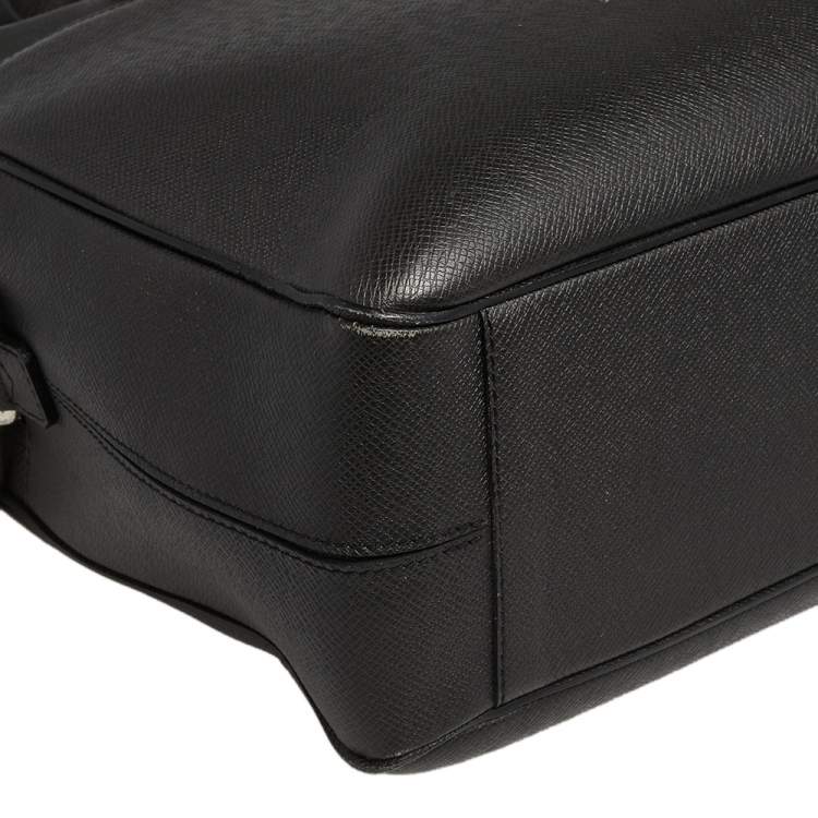 Pre Owned Louis Vuitton Ardoise Taiga Leather Porte Documents Business Briefcase Bag