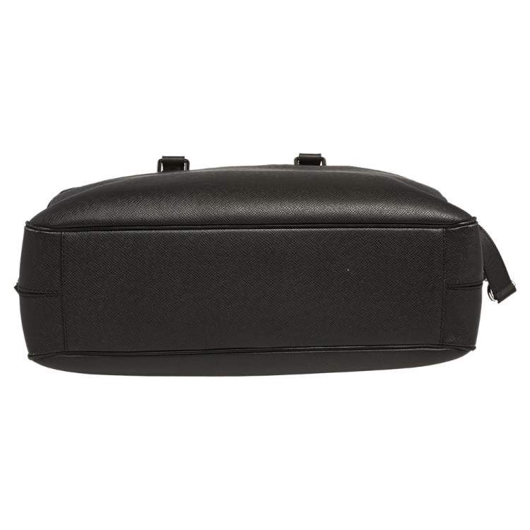 Pre Owned Louis Vuitton Ardoise Taiga Leather Porte Documents Business Briefcase Bag