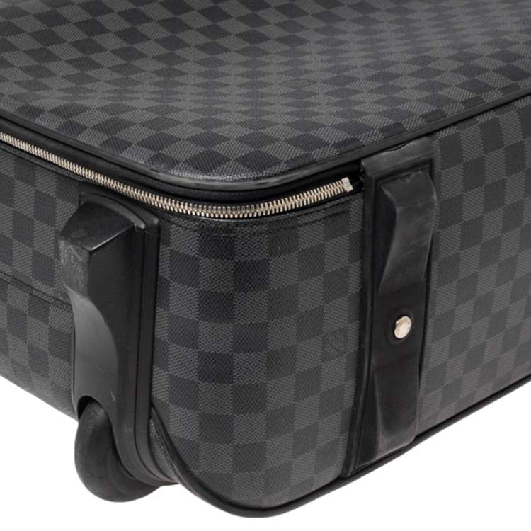 Pre Owned Louis Vuitton Damier Graphite Canvas Pegase 55 Luggage