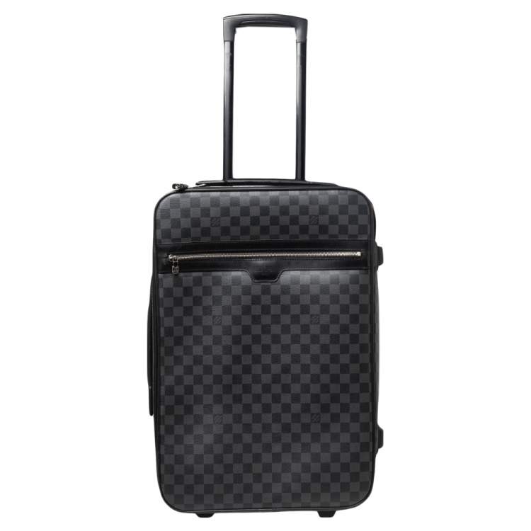 Louis Vuitton Horizon Damier Graphite 70 Black in Coated Canvas with  Silver-tone - US