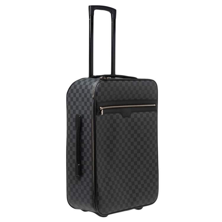 Pre Owned Louis Vuitton Damier Graphite Canvas Pegase 55 Luggage