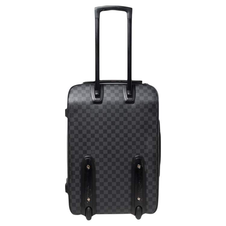 Pre Owned Louis Vuitton Damier Graphite Canvas Pegase 55 Luggage