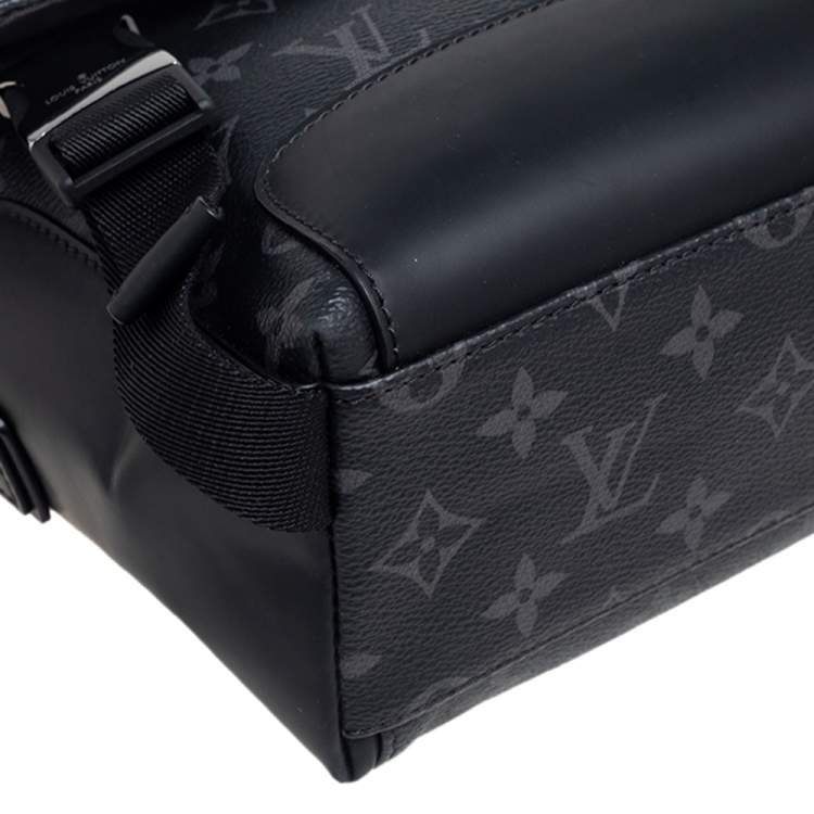 Pre Owned Louis Vuitton Monogram Eclipse Canvas Voyager Messenger PM Bag