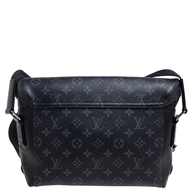 Pre Owned Louis Vuitton Monogram Eclipse Canvas Voyager Messenger PM Bag