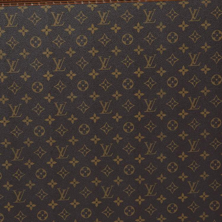 Pre Owned Louis Vuitton Monogram Canvas Alzer Trunk Suitcase 75