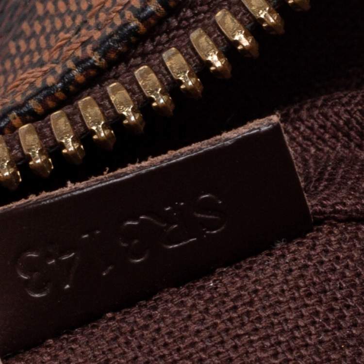 Pre Owned Louis Vuitton Damier Ebene Canvas Naviglio Bag