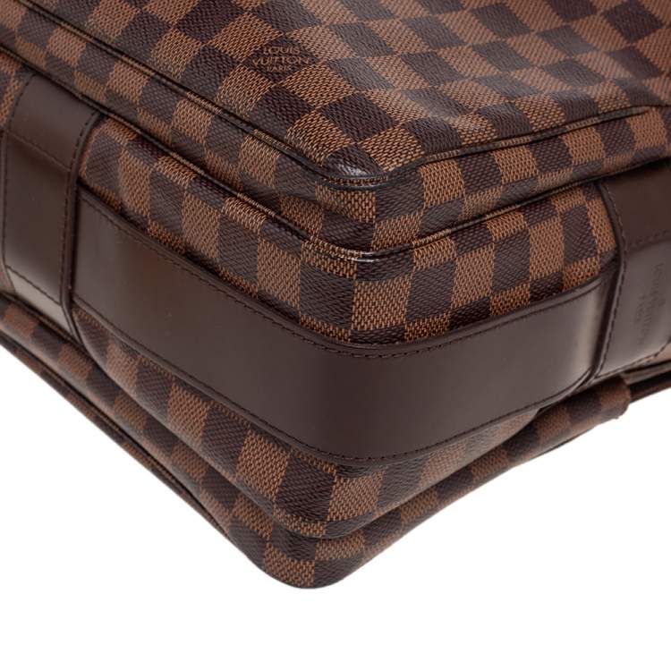 Pre Owned Louis Vuitton Damier Ebene Canvas Naviglio Bag