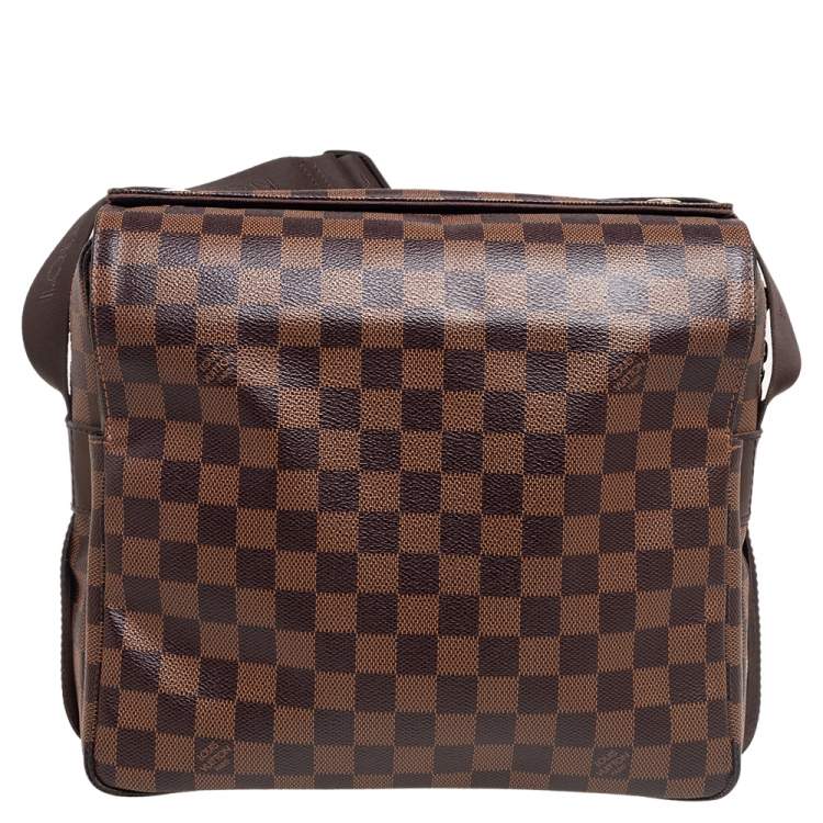 Pre Owned Louis Vuitton Damier Ebene Canvas Naviglio Bag