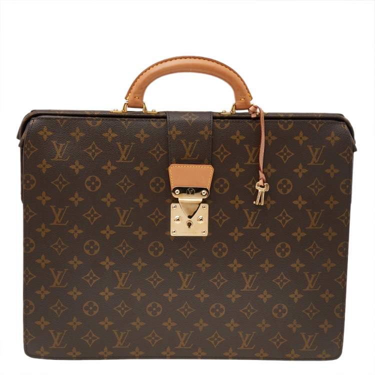 Louis Vuitton, Bags, Louis Vuitton Monogram Serviette Fermoir Briefcase