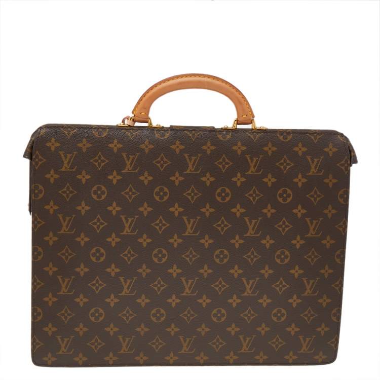 Pre Owned Louis Vuitton Monogram Canvas Serviette Fermoir Briefcase