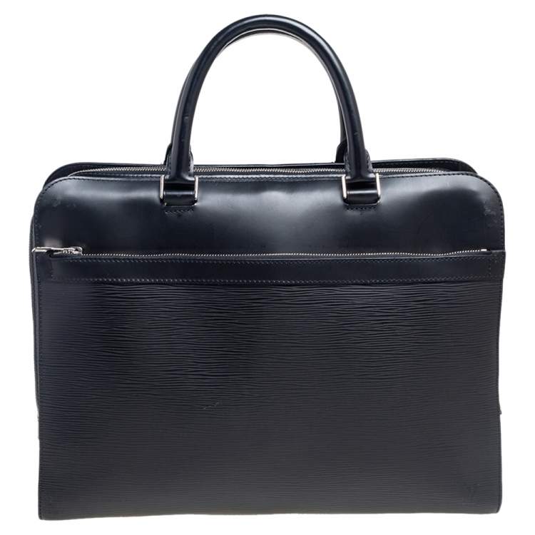Pre Owned Louis Vuitton Epi Leather Bassano GM Briefcase 