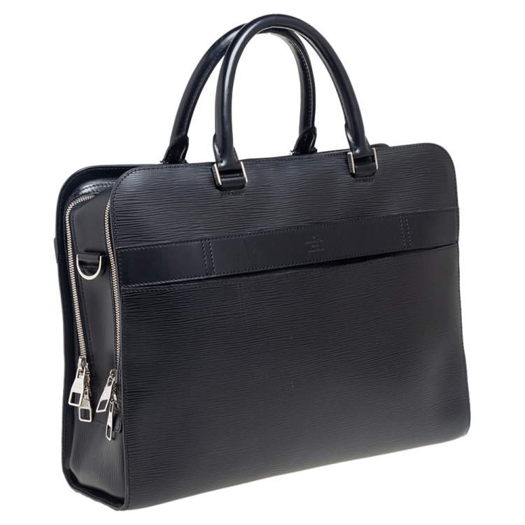Pre Owned Louis Vuitton Epi Leather Bassano GM Briefcase 